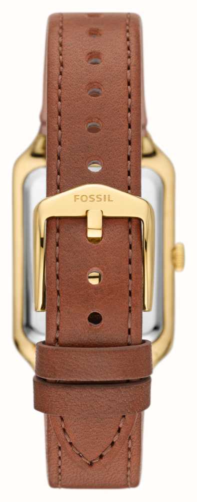 Fossil watch square on sale leather