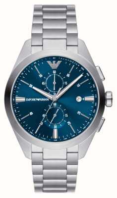 Emporio Armani Men\'s (43mm) Blue - Watches™ IRL Ceramic Bracelet / Blue AR70009 Class Chronograph First Dial