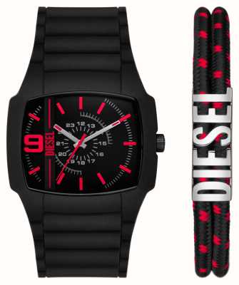 Diesel Cliffhanger (40mm) Black Dial / Black Stainless Steel Bracelet  DZ4640 - First Class Watches™ IRL