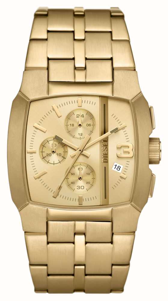 Diesel Cliffhanger (40mm) Gold Dial / Gold-Tone Stainless Steel