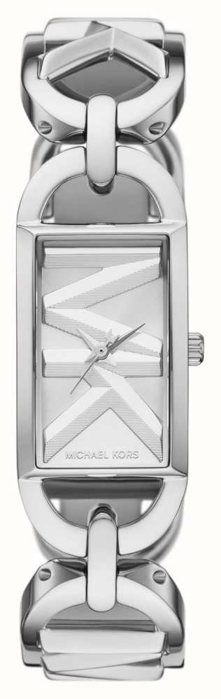 Mk hotsell watch silver