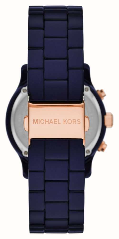 Michael Kors Runway (38mm) Blue Chronograph Dial / Blue Acetate