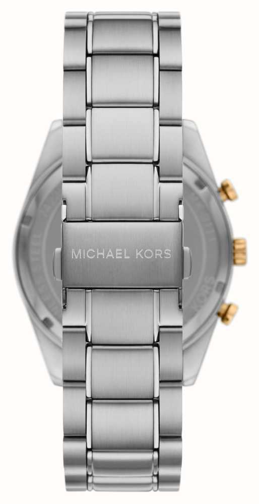 Michael Kors Accelerator Class First Silver - Bracelet IRL Stainless Watches™ (42mm) / Steel Chronograph MK9112 Dial