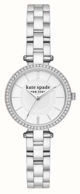 Kate Spade Holland (28mm) White Dial / Stainless Steel Bracelet KSW1728