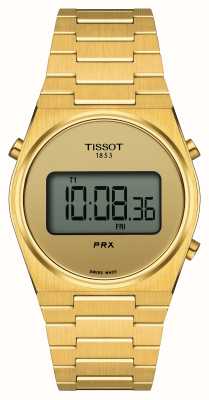 Tissot PRX Digital (35mm) Digital Dial / Gold Tone Stainless Steel T1372633302000