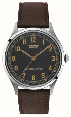 Tissot Heritage 1938 Automatic COSC (39mm) Anthracite Dial / Brown Leather T1424641606200