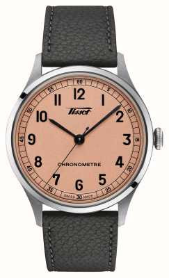 Tissot Heritage 1938 Automatic COSC (39mm) Pink Dial / Grey Leather T1424641633200