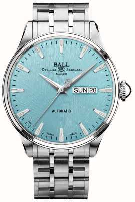 Ball Watch Company Trainmaster Eternity Automatic (39.5mm) Blue Dial / Stainless Steel Bracelet NM2080D-S2J-IBE