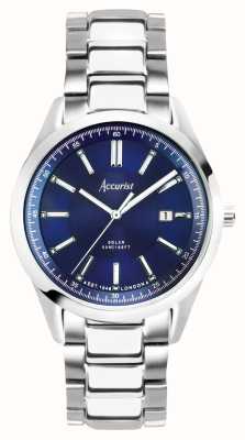 Accurist Everyday Solar (40mm) Blue Dial / Stainless Steel 74019