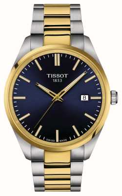 Tissot Men's PR 100 (40mm) Blue Dial / Two-Tone Stainless Steel Bracelet T1504102204100