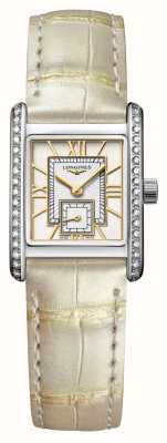 LONGINES Mini Dolce Vita (21.5mm) Ivory Dial / Ivory Alligator Leather Strap L52000792
