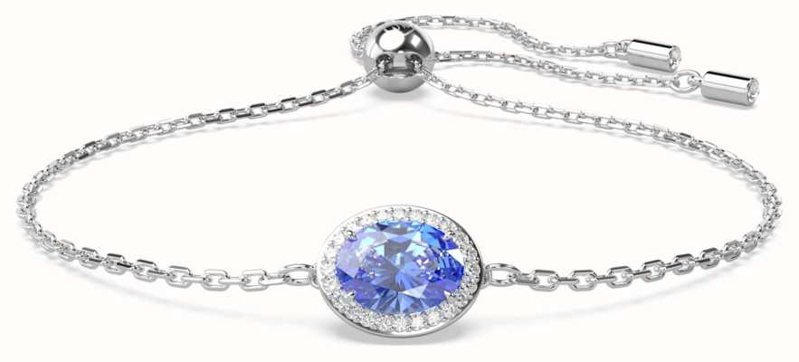 Swarovski Constella Bracelet Rhodium Plated Blue and White Crystals 5671895