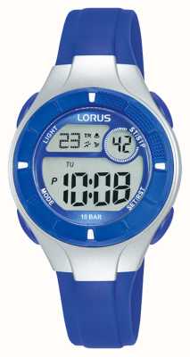 Lorus Kid's Digital Multi-Function 100m (31mm) Digital Dial / Blue PU Strap R2341PX9