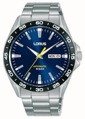 Lorus Sports Automatic Day/Date 100m (42mm) Blue Sunray Dial / Stainless Steel RL479AX9