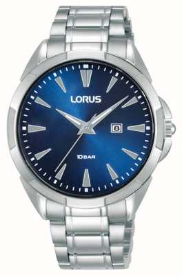 Lorus Sports Date 100m (36mm) Dark Blue Sunray Dial / Stainless Steel RJ257BX9