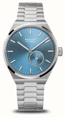 Bering Charity Automatic (35mm) Arctic Blue Sunray Dial / Stainless Steel 19435-CHARITY