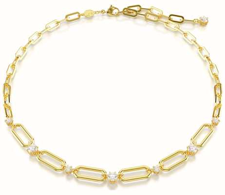 Swarovski Dextera Necklace White Crystals Gold-Tone Plated 5683354
