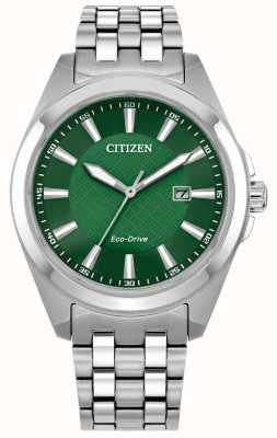 Citizen Men's Eco-Drive (41mm) Green Dial / Stainless Steel Bracelet BM7530-50X