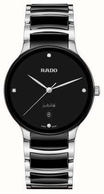 RADO Centrix Diamonds (39.5mm) Black Dial / Black Ceramic Stainless Steel Bracelet R30021712