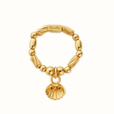 ChloBo In Bloom TRAVEL SEEKER Ring (Small) - Gold Plated GR13403