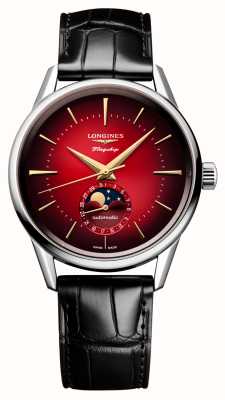 LONGINES Limited Edition - Flagship Heritage Year Of The Dragon Automatic (38.5mm) Red Fumé Dial / Black Leather Strap L48154092