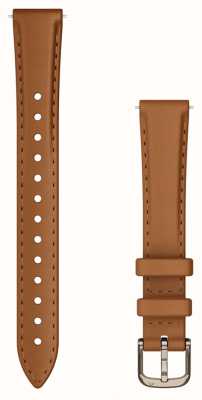 Garmin Lily 2 Bands (14 mm) Tan Leather Cream Gold Hardware 010-13302-20