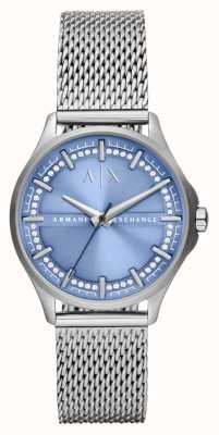 Armani Exchange Women's (36mm) Blue Dial / Stainless Steel Mesh Bracelet AX5275