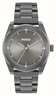 HUGO Men's #BRIGHT (42mm) Grey Dial / Grey Stainless Steel Bracelet 1530355