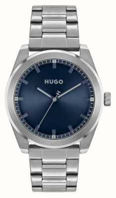 HUGO Men's #BRIGHT (42mm) Blue Dial / Stainless Steel Bracelet 1530361