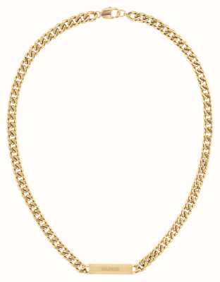 Tommy Hilfiger Men's Clash Gold-Tone Stainless Steel Necklace 2790578