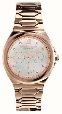 Olivia Burton Sports Luxe Lustre (36mm) Mother-of-Pearl Dial / Rose Gold-Tone Stainless Steel Bracelet 24000151