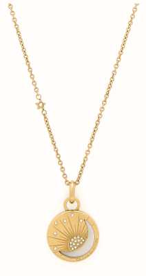 Olivia Burton Celestial Sun Gold Plated Stainless Steel Pendant Necklace 24100157