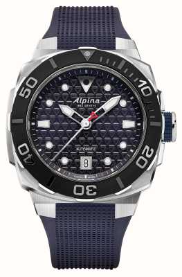 Alpina Seastrong Diver Extreme Automatic (39mm) Navy Blue Textured Dial / Navy Blue Rubber Strap AL-525N3VE6
