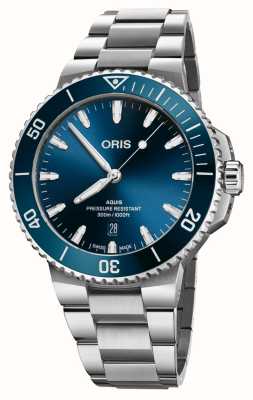 ORIS Aquis Date Automatic (43.5mm) Blue Dial / Stainless Steel Bracelet 01 733 7789 4135-07 8 23 04PEB