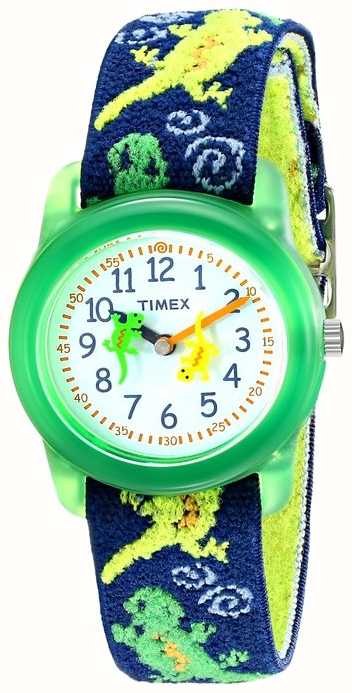 Timex Kid's Geckos Stretch Fabric Strap Watch T72881 - First Class Watches™  IRL