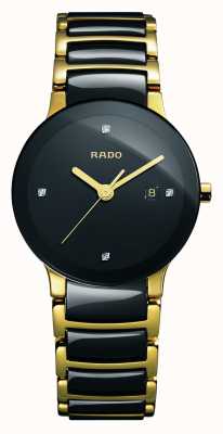 RADO Centrix Diamonds High-Tech Ceramic Black Dial Watch R30930712