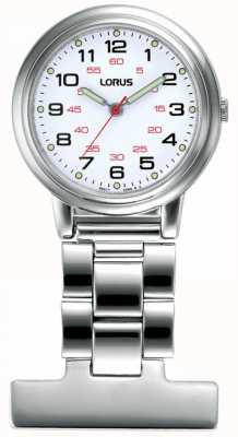 Lorus Nurse Fob Watch Quartz (29mm) White Dial / Stainless Steel RG251CX9