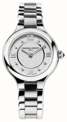 Frederique Constant Classics Delight Diamond (28mm) Silver Dial / Stainless Steel Bracelet FC-200WHD1ER36B