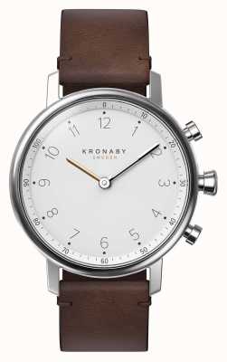 Kronaby 38mm NORD Bluetooth Brown Leather Strap A1000-0711 S0711/1