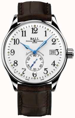 Ball Watch Company Men's Trainmaster Standard Time Chronometer NM3888D-LL1CJ-WH