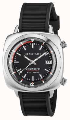 Briston Unisex Clubmaster Diver Brushed Steel Auto BlackMen's 17642.S.D.1.RB