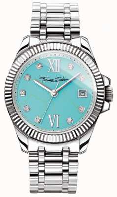 Thomas Sabo Women's Glam And Soul Divine Watch Turquoise Dial WA0317-201-215-33