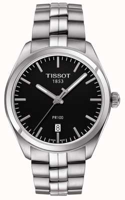 Tissot Men's PR100 Black Dial Stainless Steel Bracelet T1014101105100