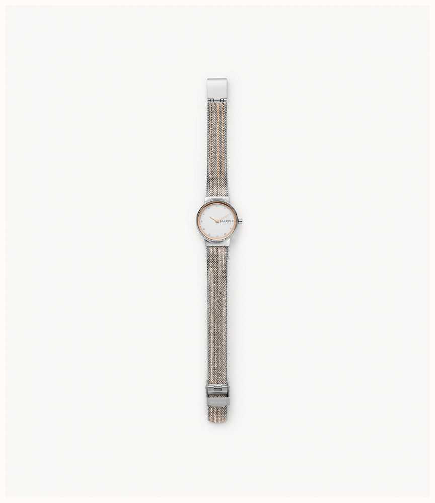 Skagen freja two tone cheap watch