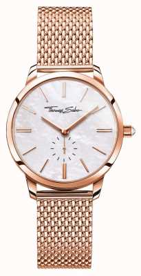 Thomas Sabo Women's Glam And Soul Moonphase Watch Silver Mesh