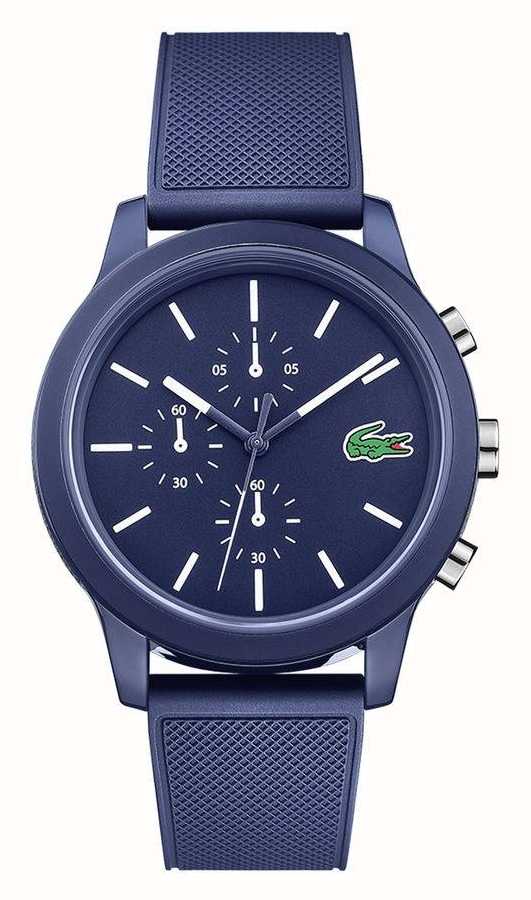 Lacoste 12.12 Men\'s Blue Silicone Strap Blue Dial 2010970 - First Class  Watches™ IRL