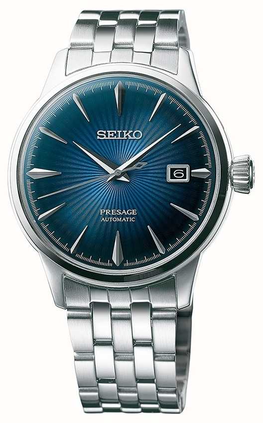 Seiko Presage Automatic Stainless Steel Bracelet Blue Dial SRPB41J1 - First  Class Watches™ IRL