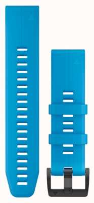 Garmin Cyan Blue Rubber Strap Only QuickFit 22mm 010-12740-03