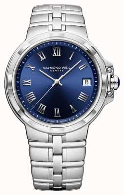 Raymond Weil Parsifal Classic Blue Dial Bracelet Watch 5580-ST-00508