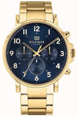 Tommy Hilfiger Daniel | Gold IP Bracelet | Blue Dial EX-DISPLAY 1710384 EX-DISPLAY